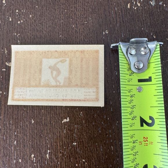 1932 Olympics Los Angeles Poster Stamp Unhinged Gummed Sunshine Fruit Flowers - Picture 3 of 3